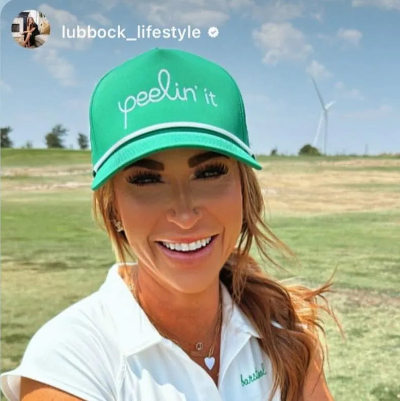 Hats, Black, Peeling' it