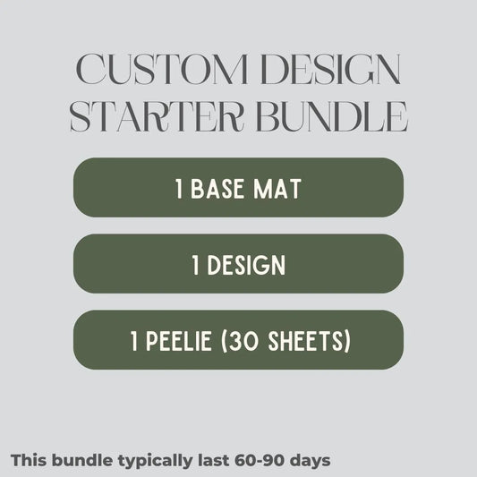 Door Mats, Custom Design, black base