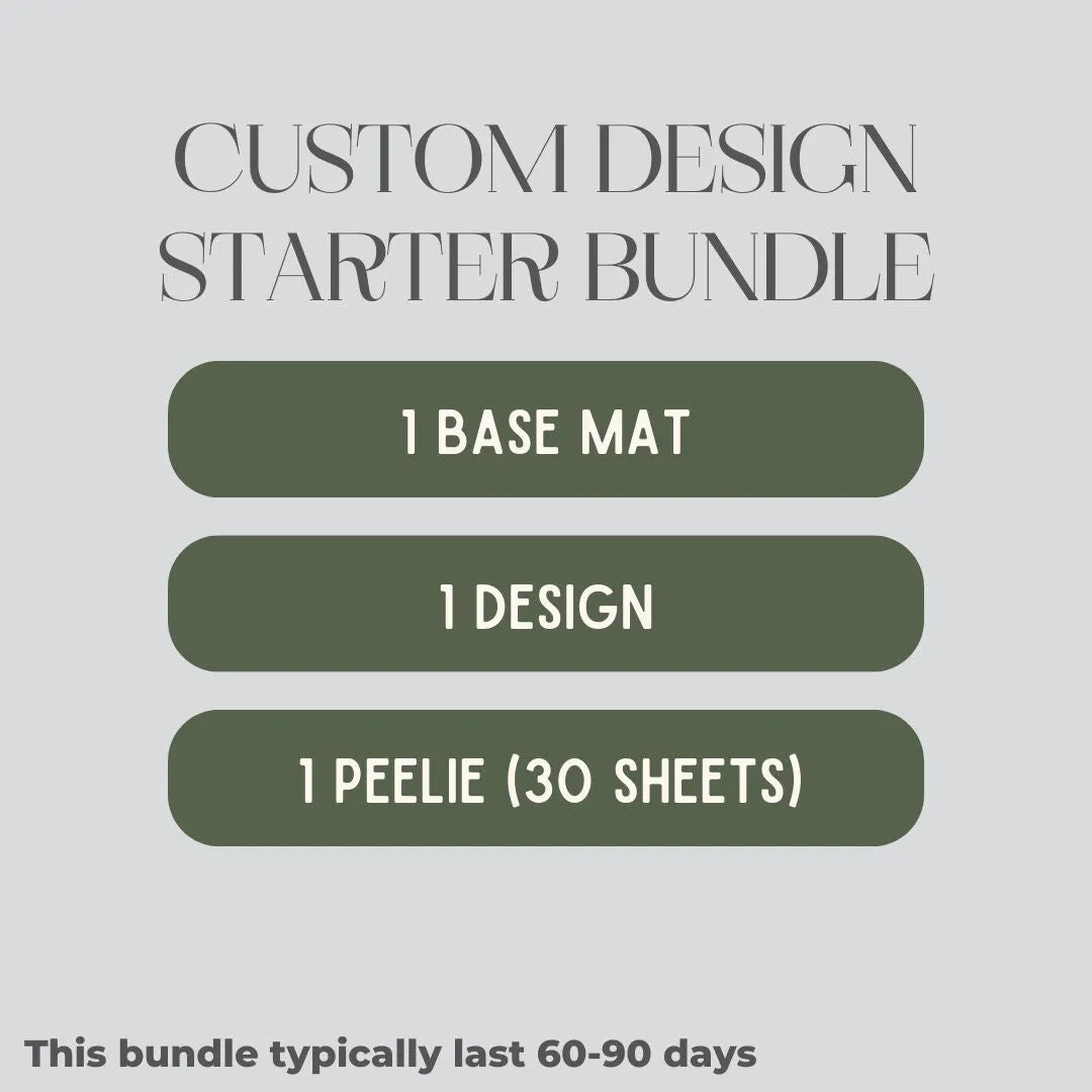 Door Mats, Custom design with gray base