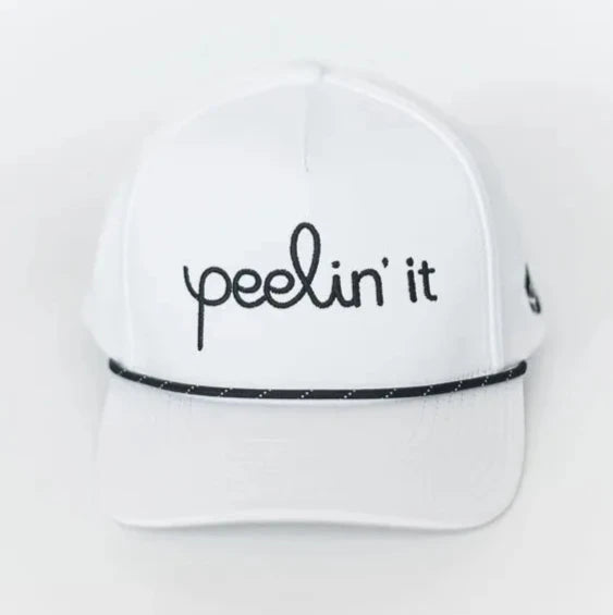 White Peelin' it Snapback