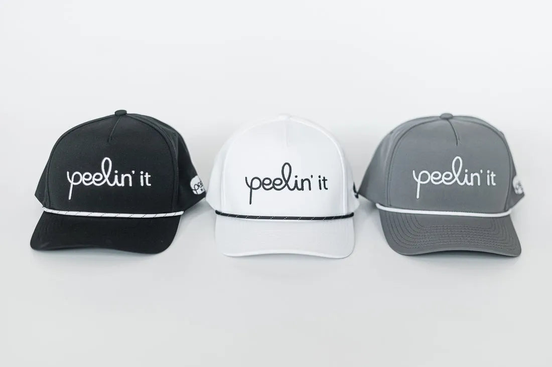 White Peelin' it Snapback