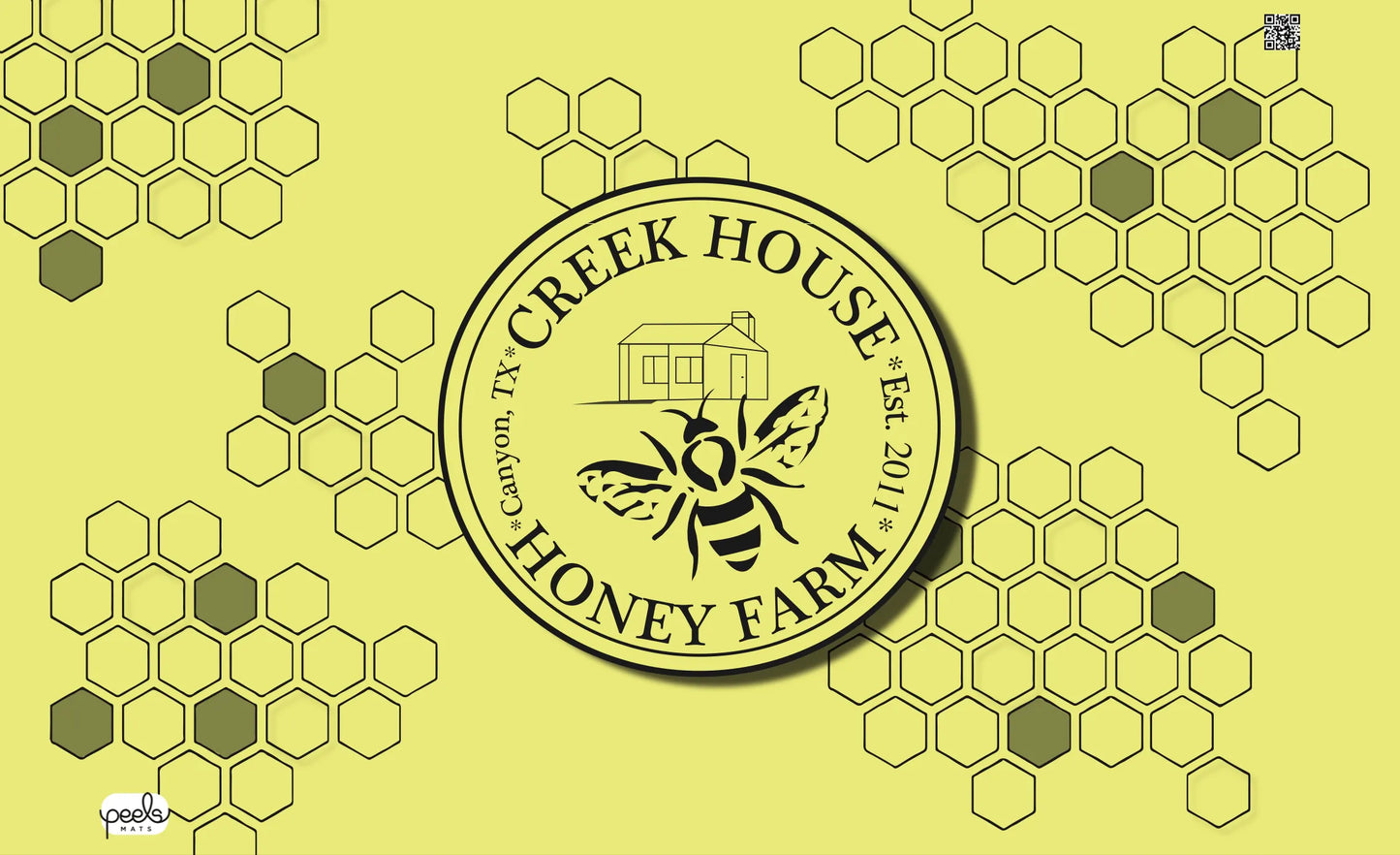 Decor, Custom Door mat, BLACK Base