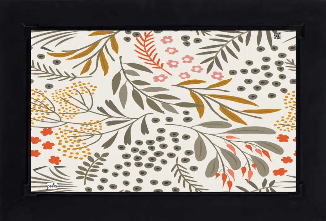 Door mat, Catherine with Black Base
