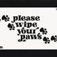 Door Mats, Design, The Paw Print